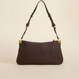 Three Zipped Deep Brown 