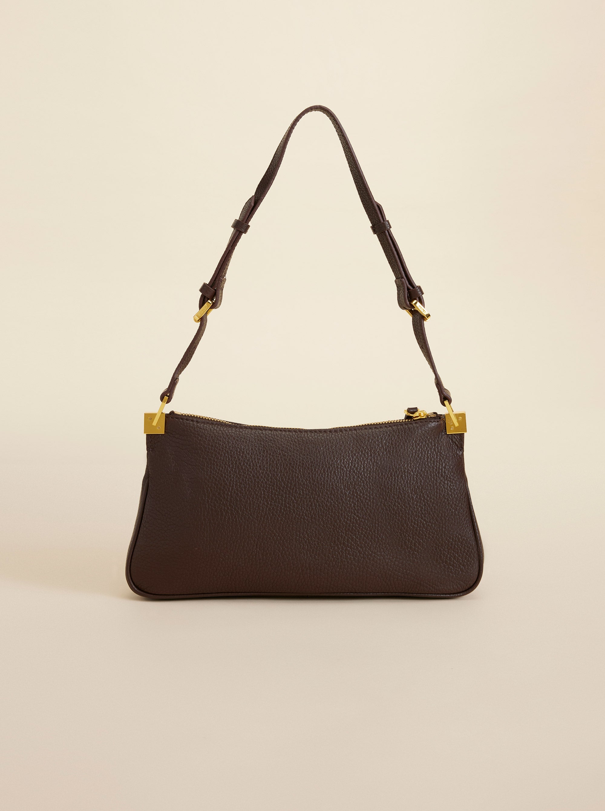 Three Zipped Deep Brown 