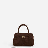 Le Cambon 20 Deep Brown Suede Front