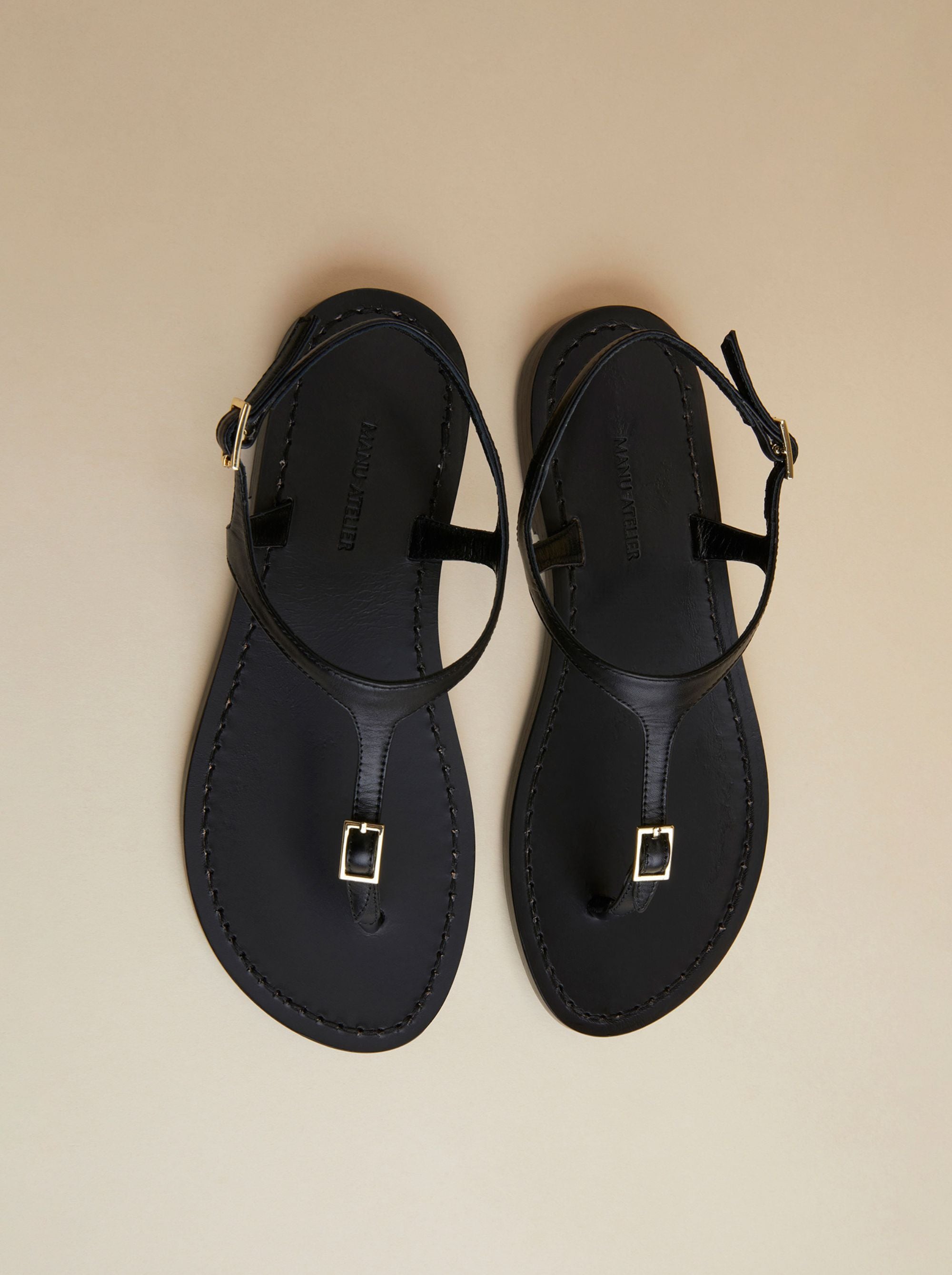 Sandals du Jour Black Soft