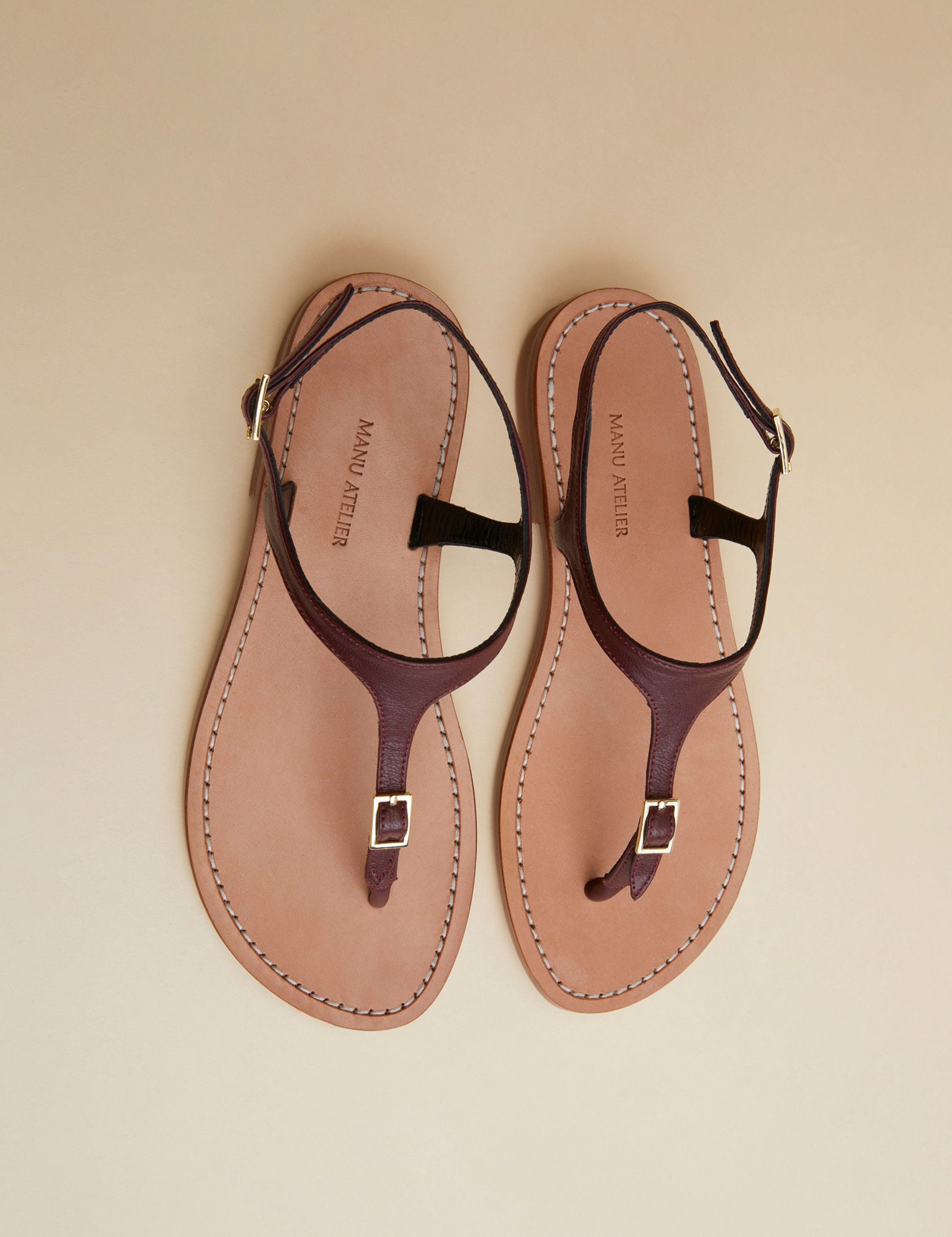 Sandals du Jour Reddish Brown Soft