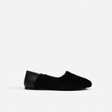 Manu Ballet Flats Black Shearling