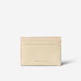 Manu Cardholder Vanilla Gold Embossed Front
