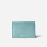 Manu Cardholder Stone Blue Gold Embossed Soft