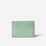 Manu Cardholder Water Green Gold Embossed Soft Front