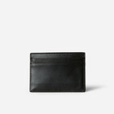 Manu Cardholder Black Gold Embossed Soft Back