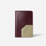 Manu Passport Case Merlot & Sage Soft