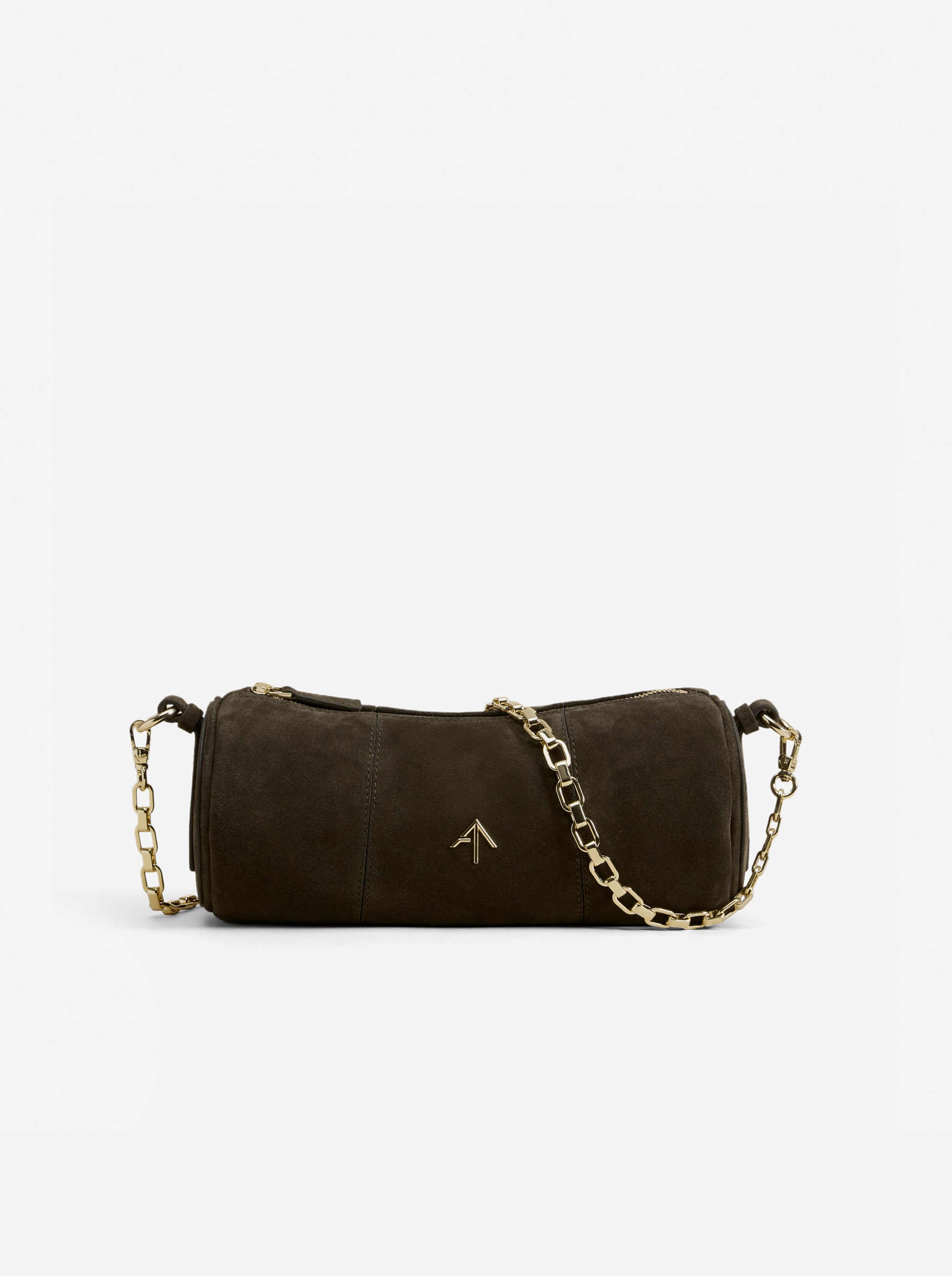 Cylinder Tobacco Green Suede