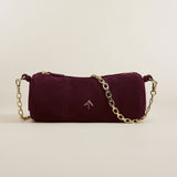 Cylinder Merlot Suede Front