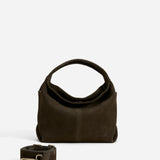 Mini Gala Tobacco Green Suede