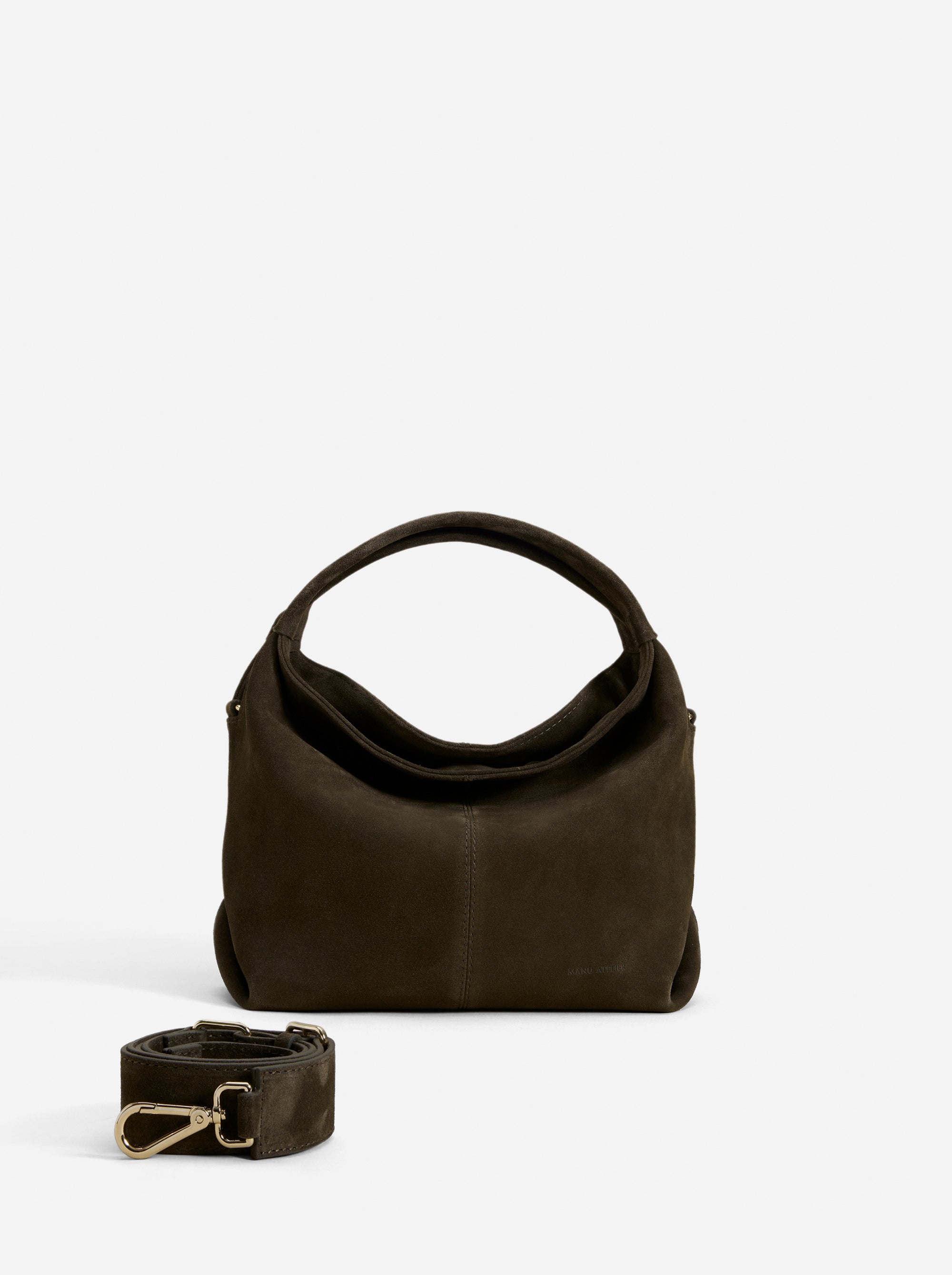 Mini Gala Tobacco Green Suede