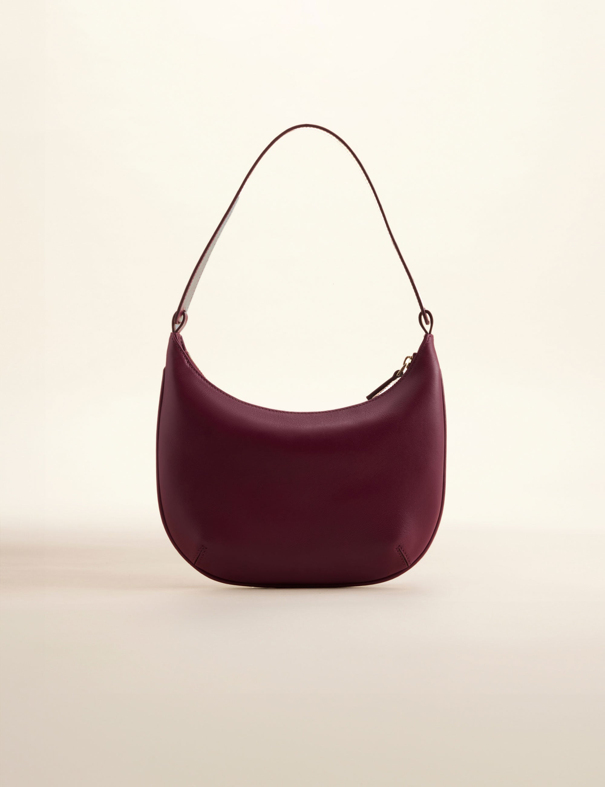 Manu Mini Hobo Burgundy Back