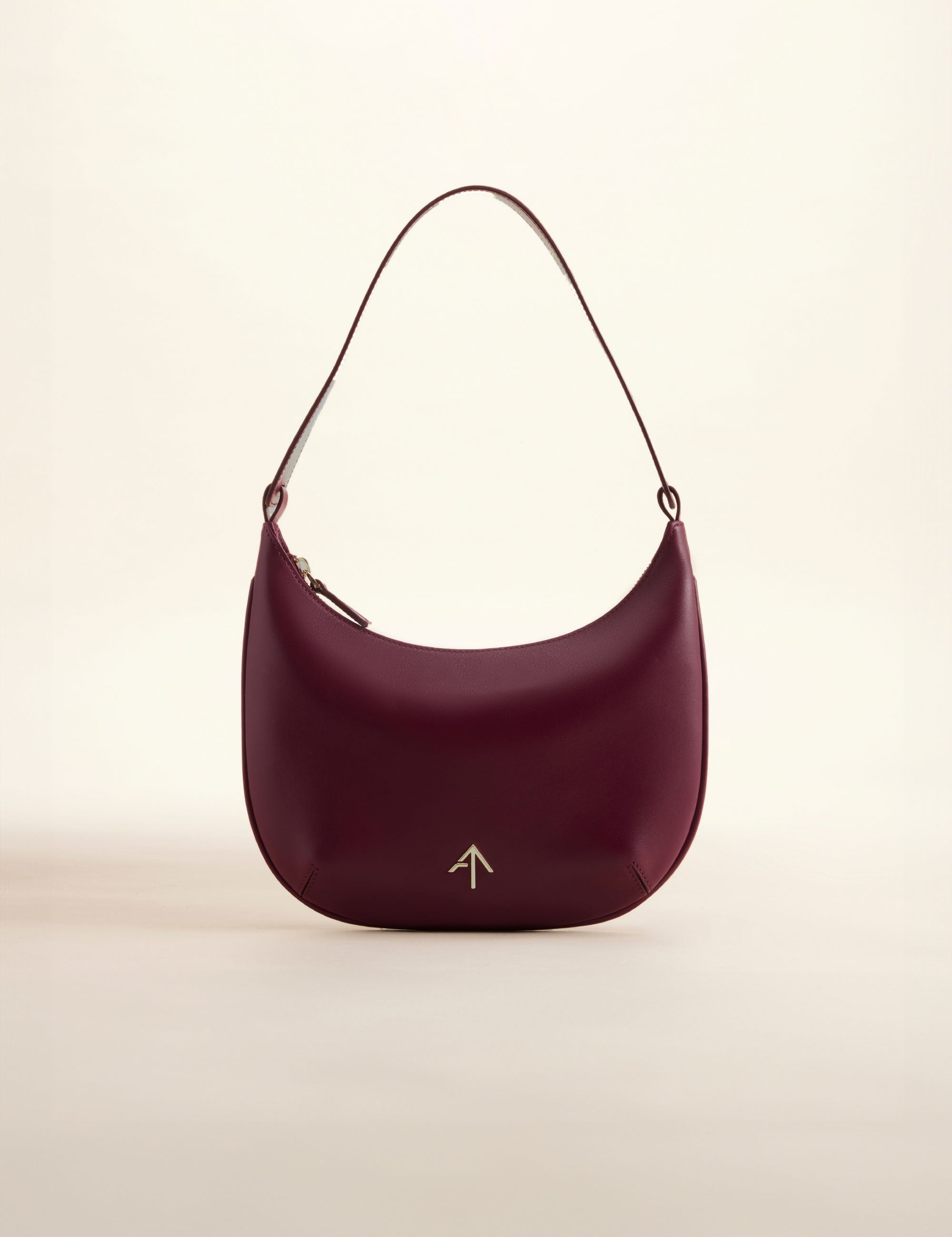 Manu Mini Hobo Burgundy Front