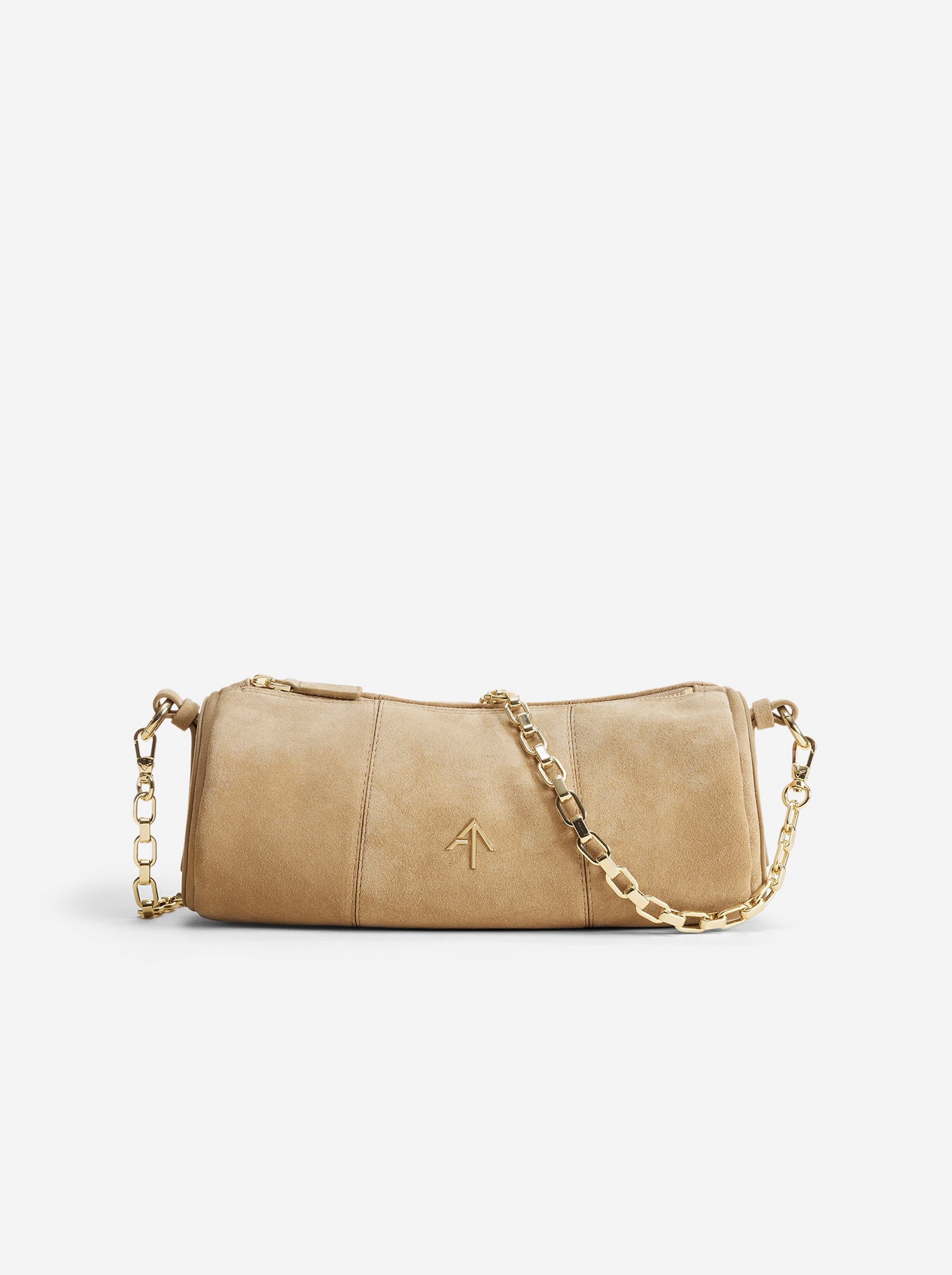 Cylinder Cachemire Suede Butter Yellow Bag Front