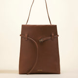 Tote du Jour Hazel Brown Front Open