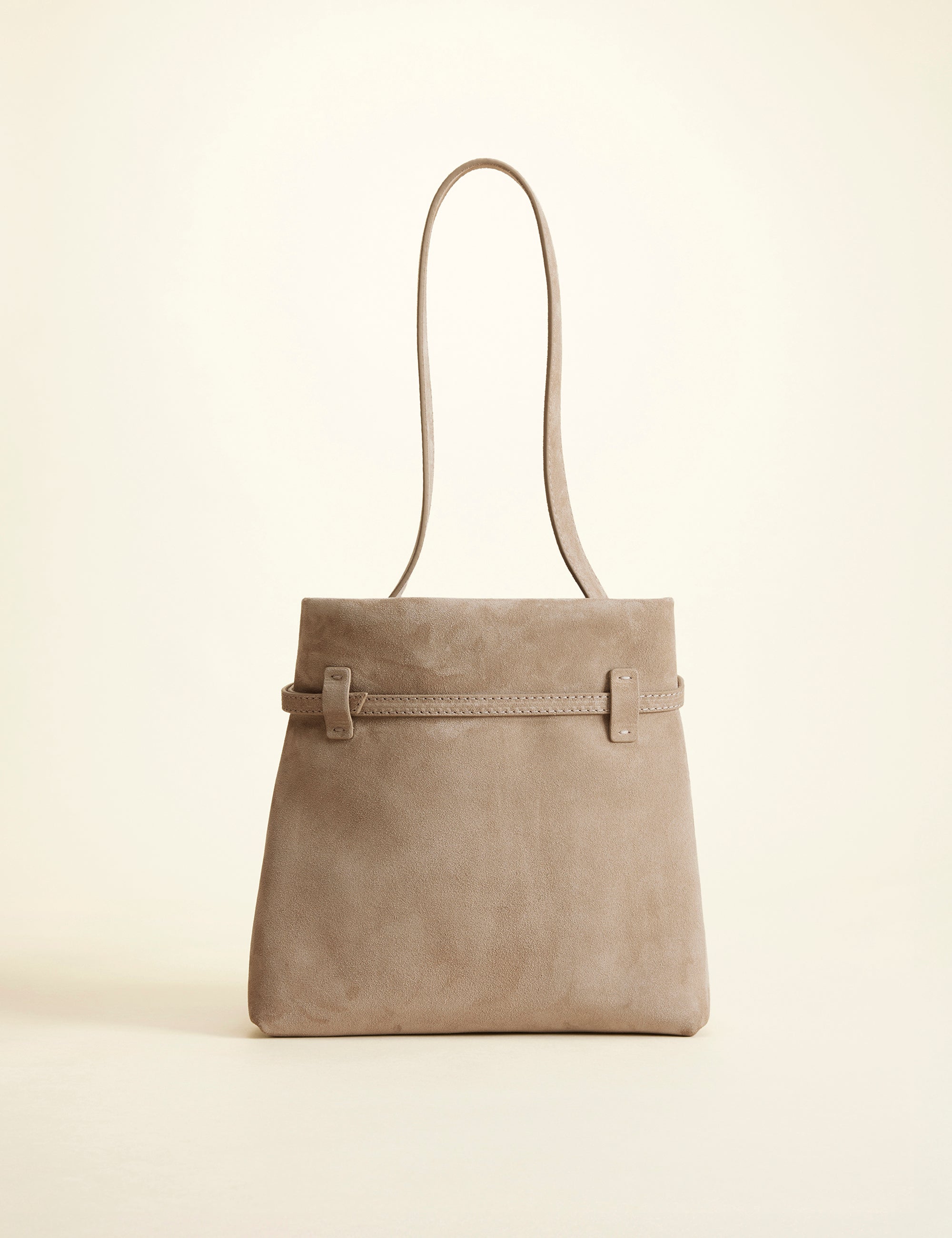 Mini Tote du Jour Linen Suede Back