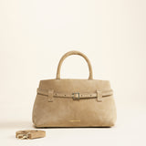 Le Cambon 25 Cachemiere Suede Butter Yellow Bag Front