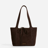 L'Escale Deep Brown Suede Front