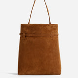 Tote du Jour Camel Suede Back