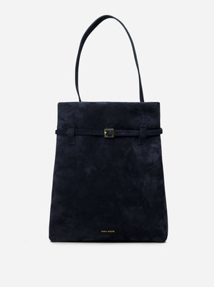 Tote du Jour Dark Navy Suede