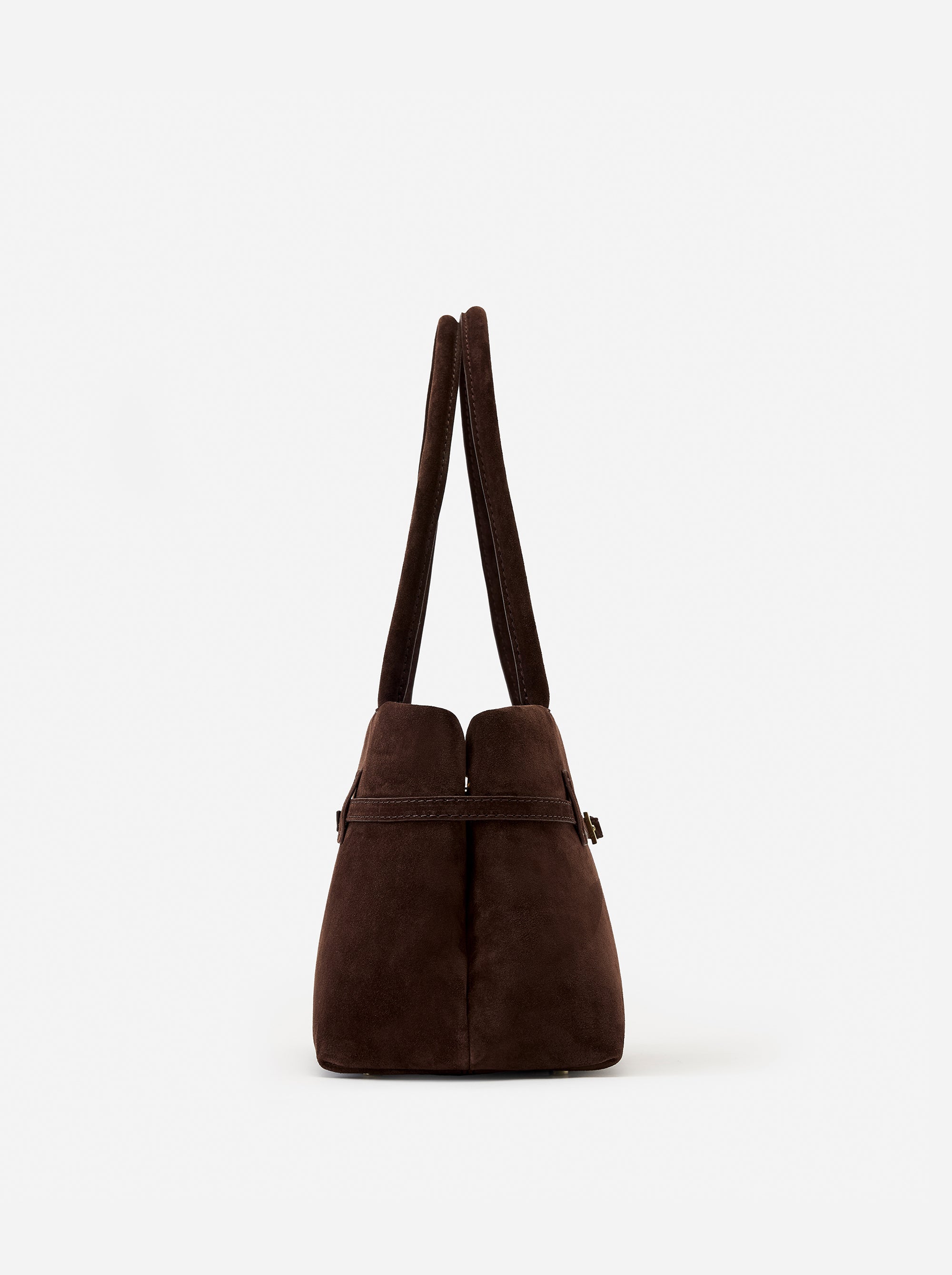 Le Cambon East West Deep Brown Suede Side