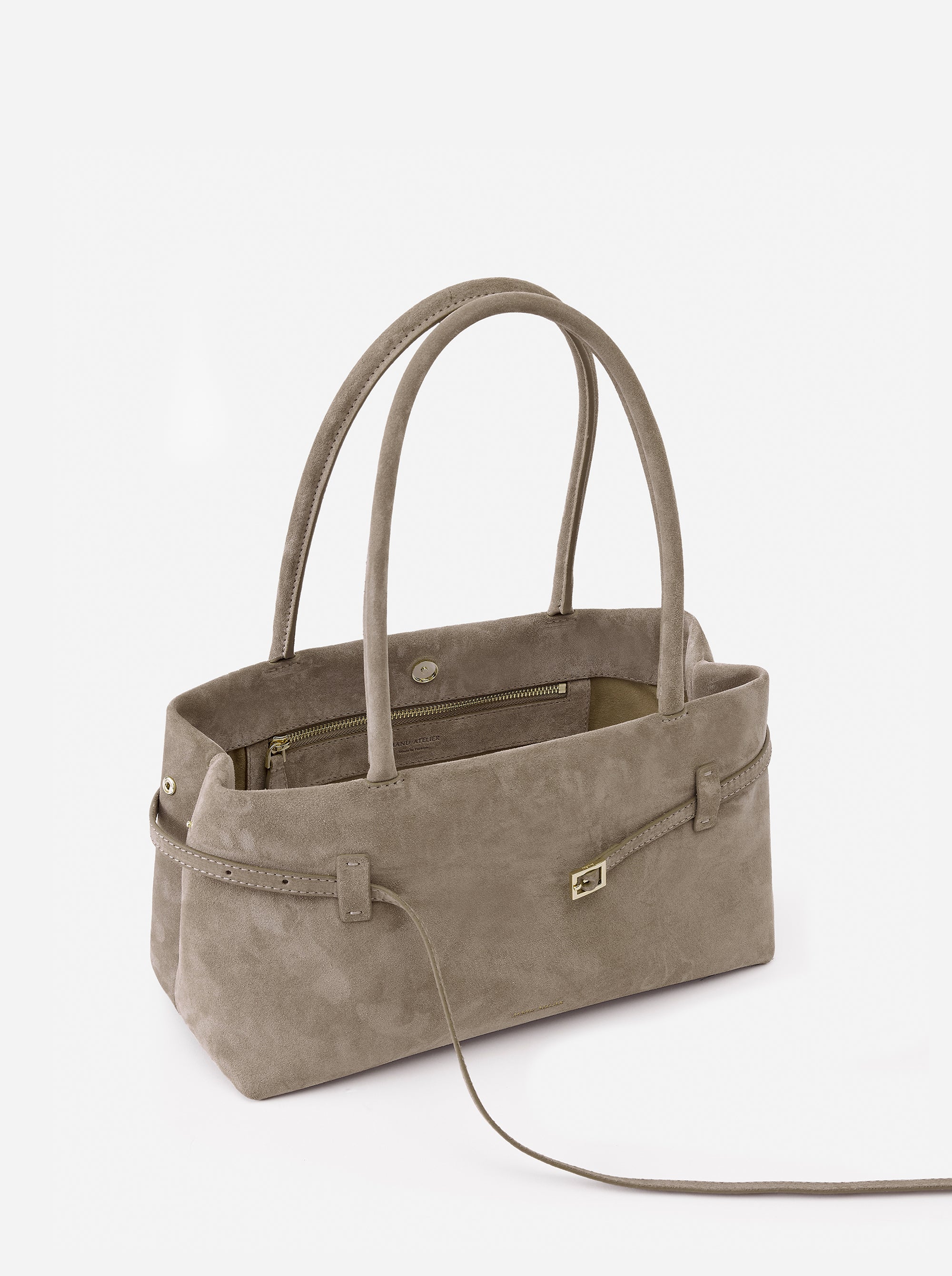 LE CAMBON EAST WEST SUEDEショルダー Le Cambon East West Cachemire Suede by Manu Atelier