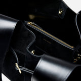 Cambon Cabas Black Suede