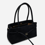 Le Cambon East West Black Suede