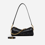 Mini Cylinder Perforated Black Soft