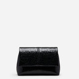 The Fold Bag Black Croc