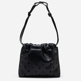Romy Pouch Perforated Black Soft