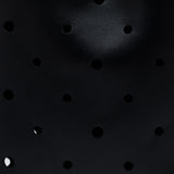 Romy Pouch Perforated Black Soft