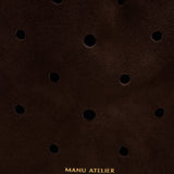 Romy Pouch Perforated Deep Brown