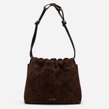 Romy Pouch Perforated Deep Brown