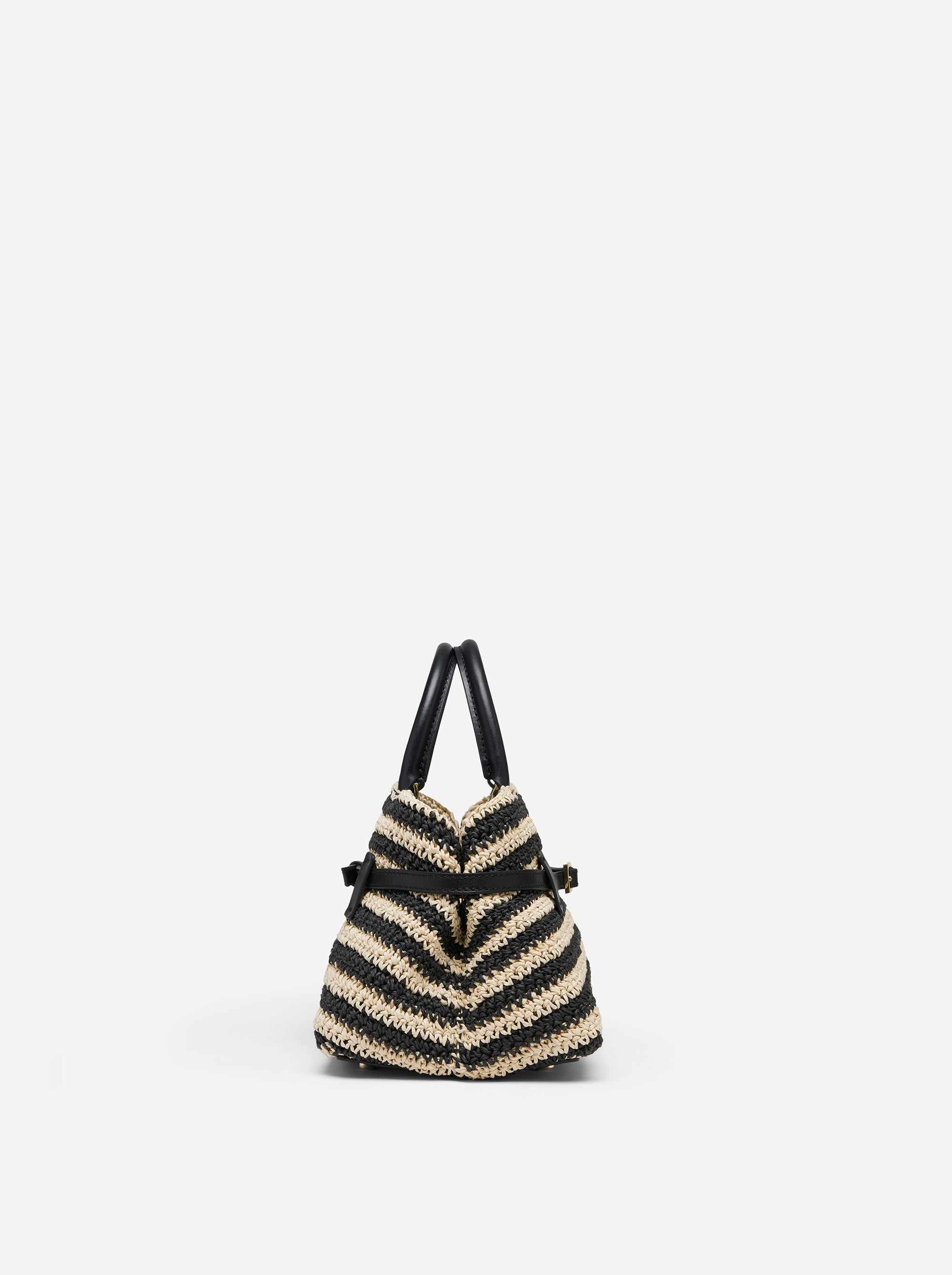 LE CAMBON 25 ECRU & BLACK CROCHET 