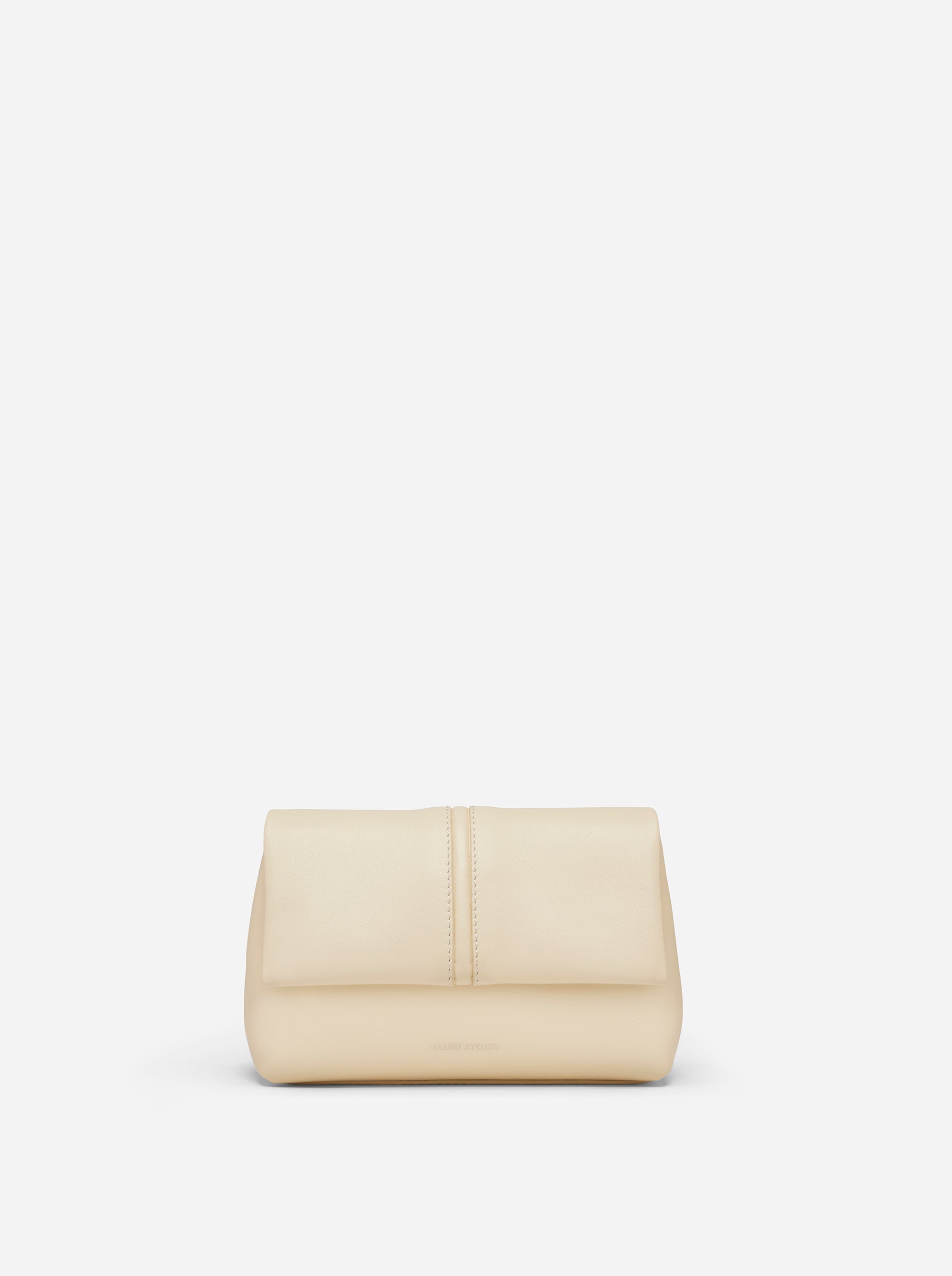 THE MINI FOLD BAG SOFT CALF LEATHER VANILLA
