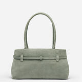 Le Cambon East West Pepe Green Suede