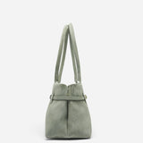 Le Cambon East West Pepe Green Suede