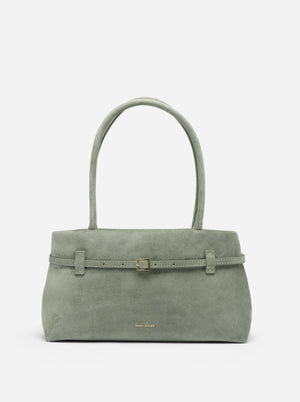 Le Cambon East West Pepe Green Suede