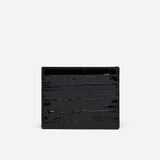 Manu Cardholder Black Croc