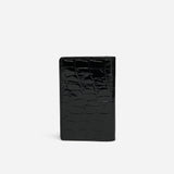 Manu Cardholder Black Croc