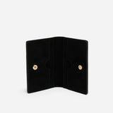 Manu Cardholder Black Suede