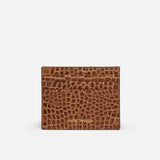Manu Cardholder Mocha Croc