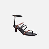 Naomi Sandals Red bole & Black Soft