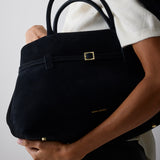 Le cambon 35 black suede on model
