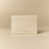 Manu Cardholder Beige Gold Embossed