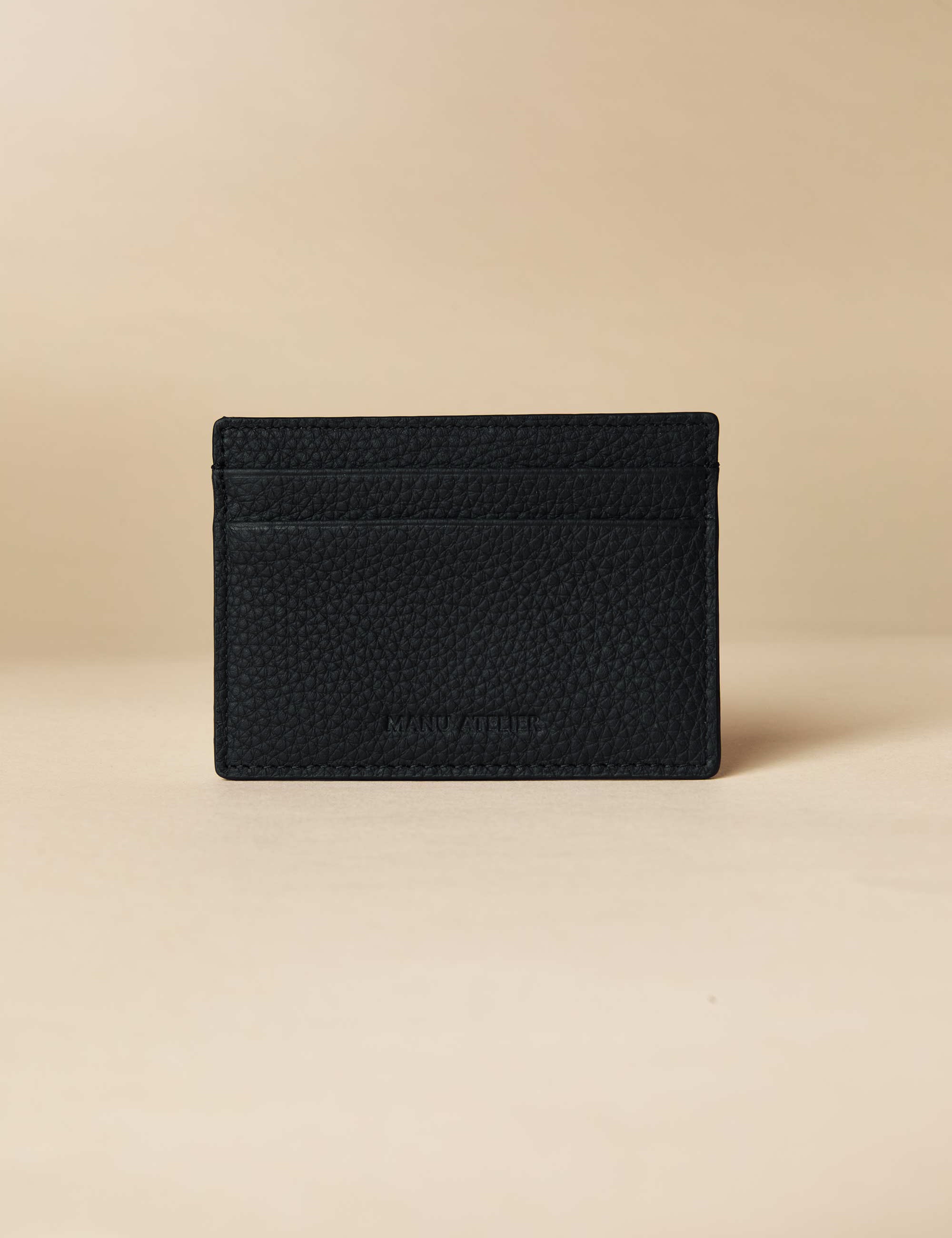 Manu Cardholder Black Embossed