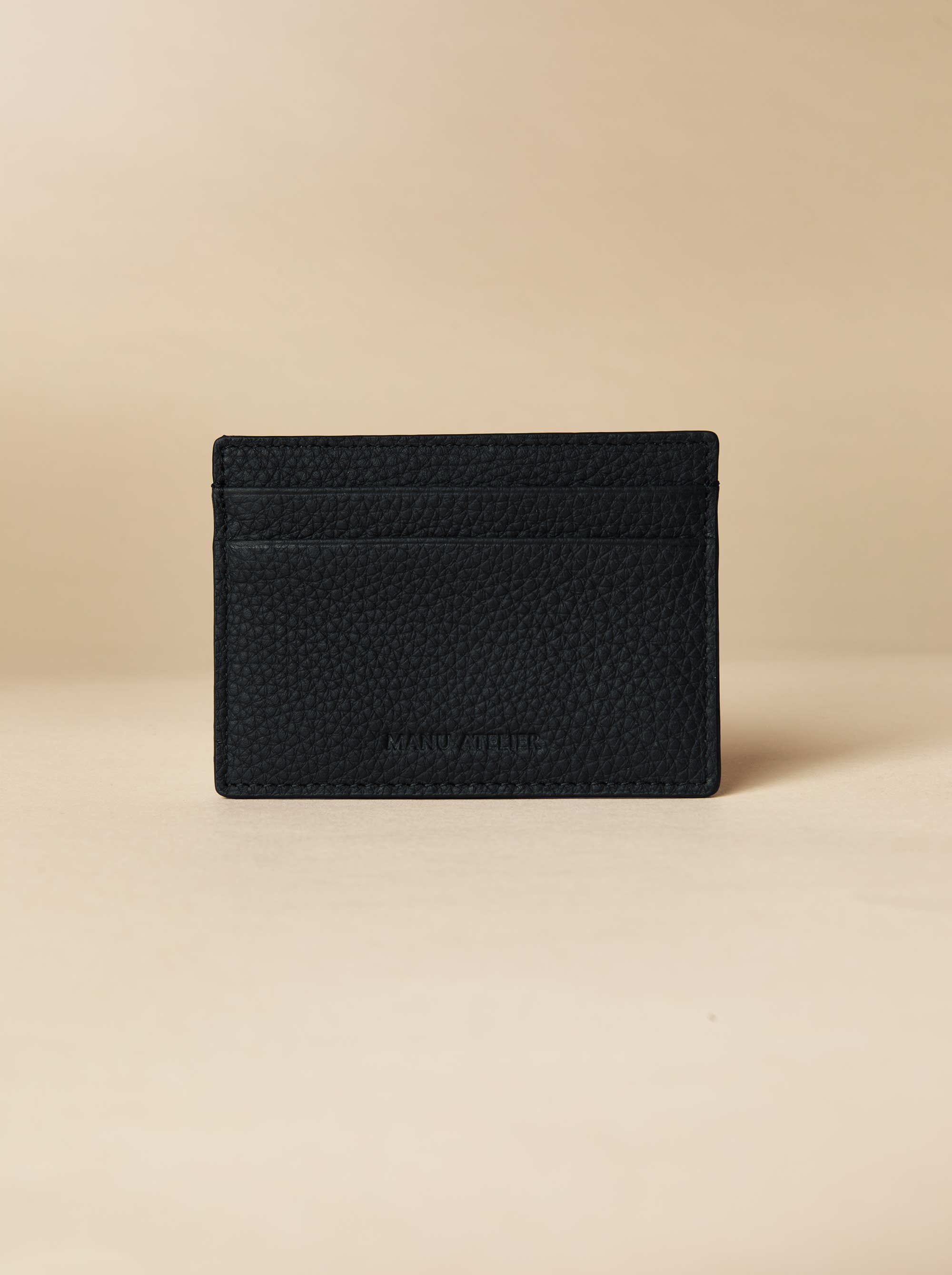 Manu Cardholder Black Embossed