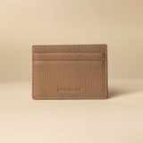 Manu Cardholder Etoupe Embossed