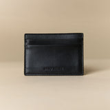 Manu Cardholder Black Soft Embossed